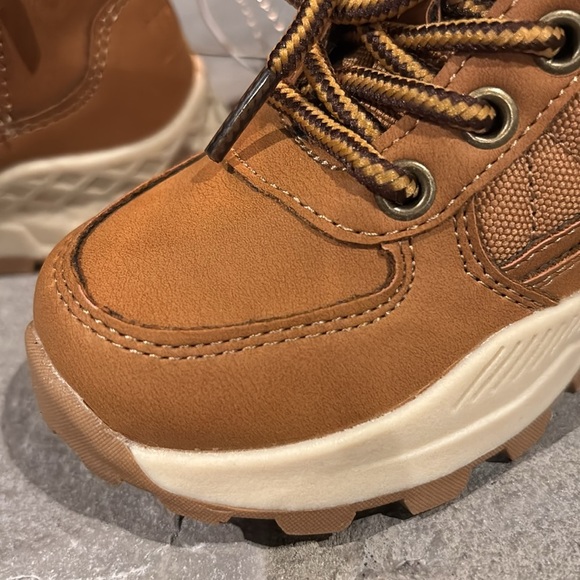 Ecko unltd Joseph Rugged ankle play/work boots,zipper/lace up,pull tab, toddler - Picture 2 of 10